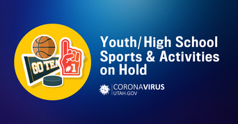 Youth and high school sports and activities are temporarily on hold